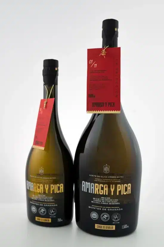 Amarga y Pica AOVE botella vidrio Magnum virgen extra