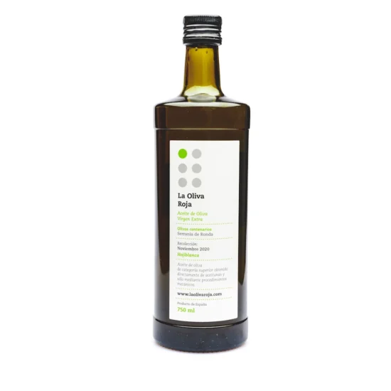 aceite de oliva virgen extra aove la oliva roja botella de 750ml
