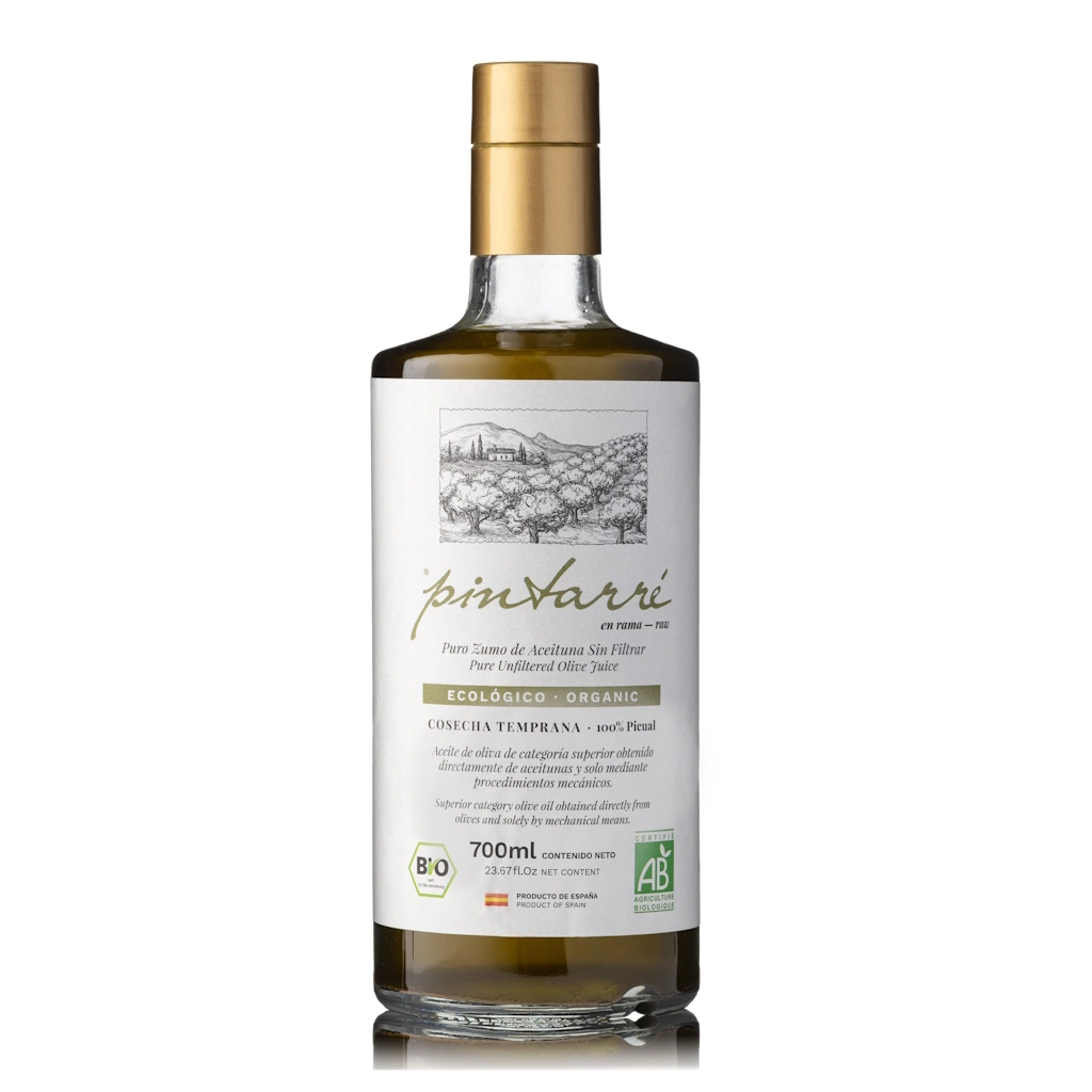 aceite virgen extra AOVE Tintarré ecológico en rama sin filtrar 700ml