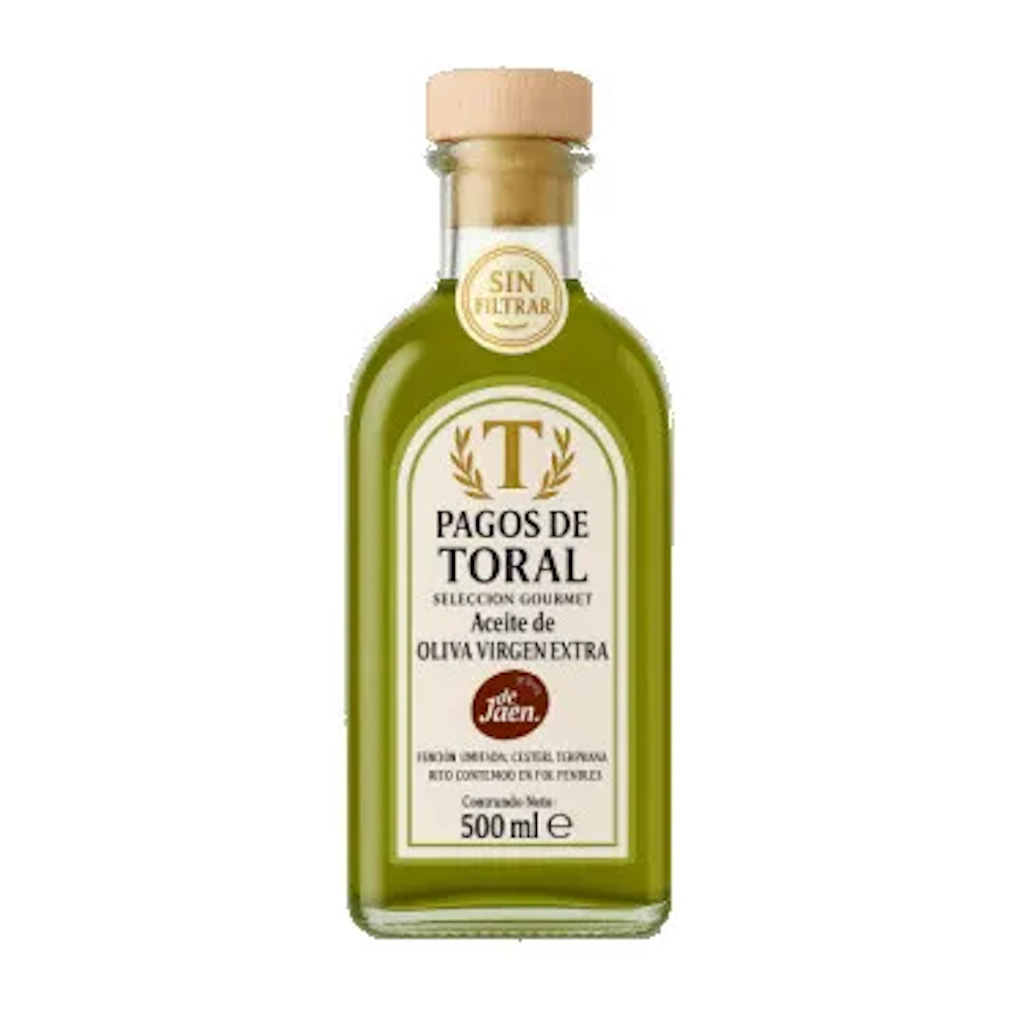 aceite de oliva AOVE pagos de toral picual sin filtrar 500ml