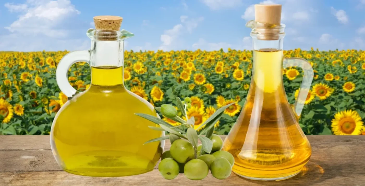 Aceite de oliva virgen extra alternativa al aceite de girasol