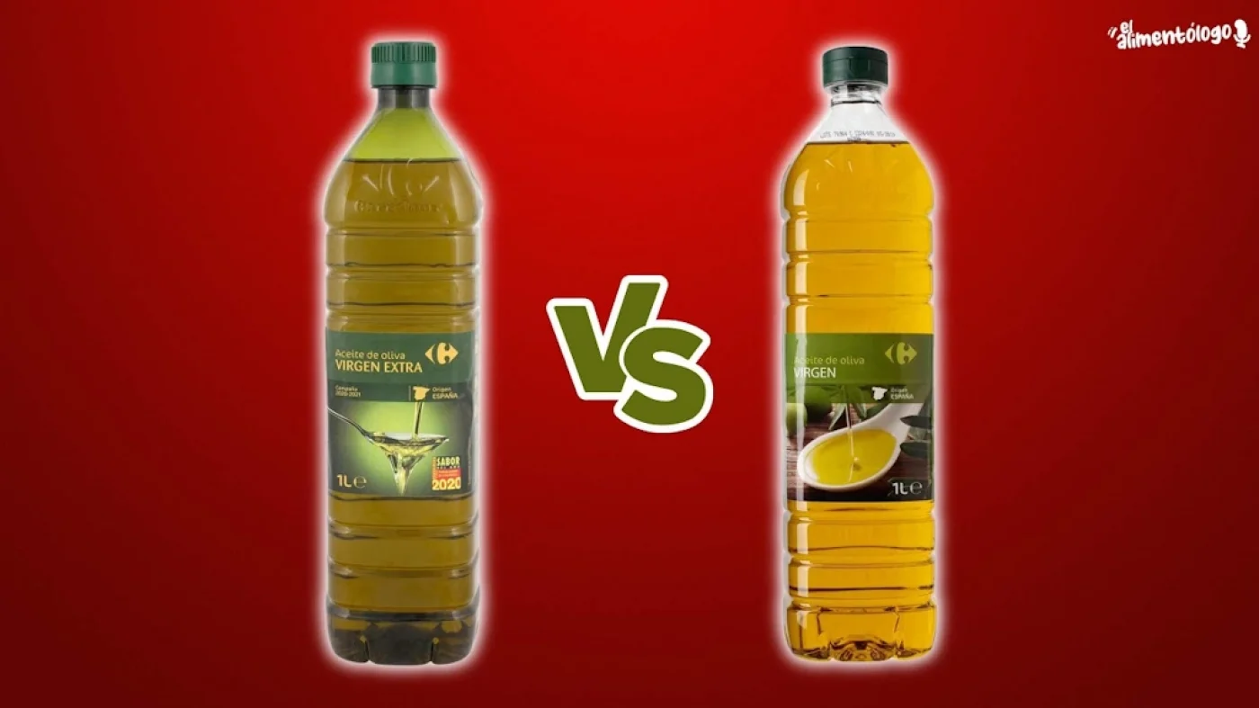 Diferencia entre aceite de oliva virgen y extra virgen (AOVE)